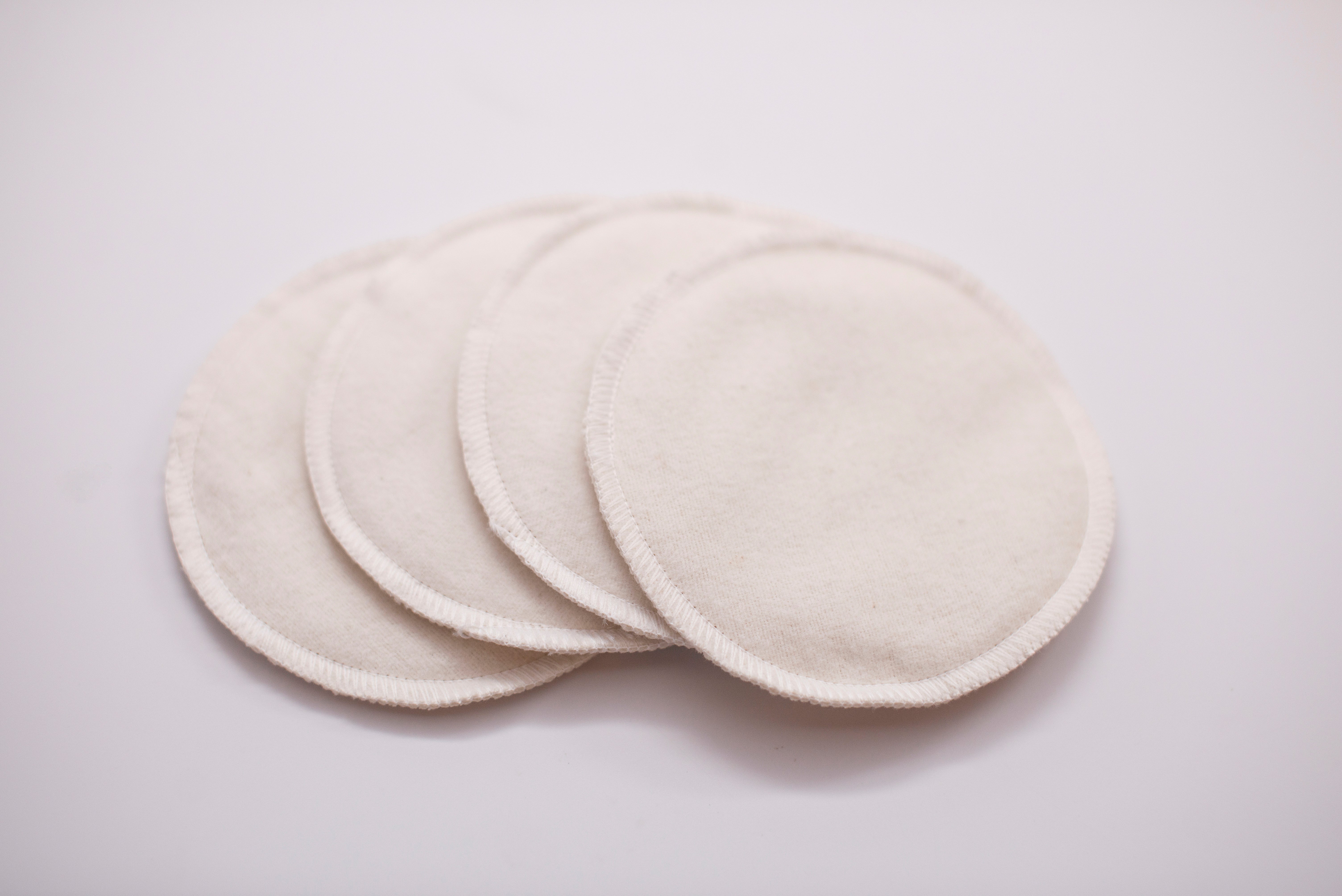 All Natural Cotton Washable Nursing Pads - 4 Per Package – NuAngel