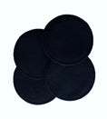 Load image into Gallery viewer, Reusable 100% Cotton Black Facial Rounds - 4 count
