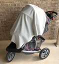 Load image into Gallery viewer, Receiving Blanket as Stroller Cover