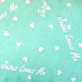 Load image into Gallery viewer, mint Jesus loves me pillowcase