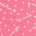 Load image into Gallery viewer, pink Jesus loves me christian pillowcase
