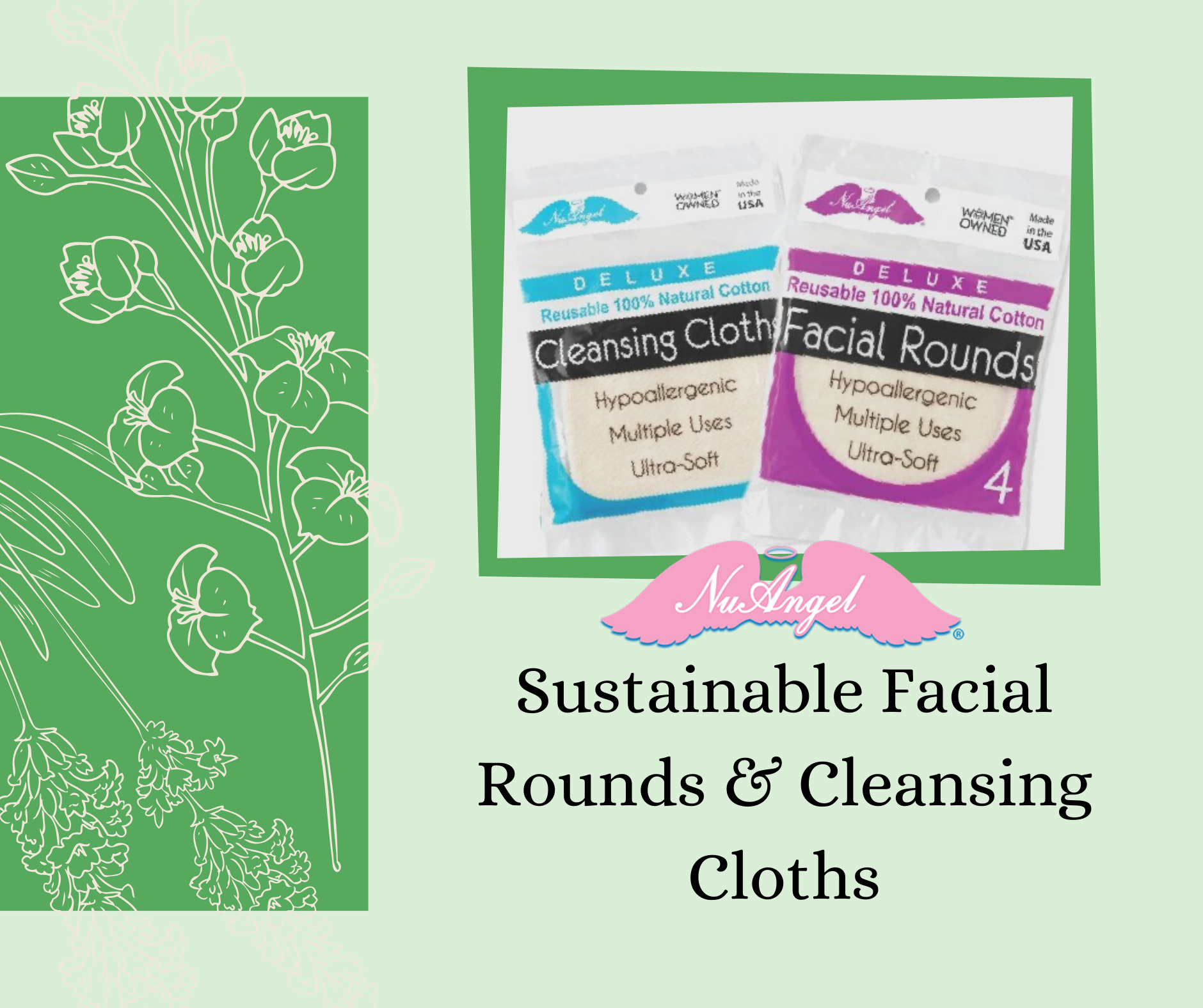 Sustainable Facial Rounds and Cleansing Cloths