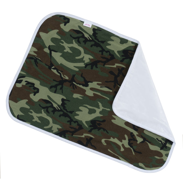 green camo changing pad