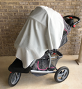 Load image into Gallery viewer, Receiving Blanket as Stroller Cover
