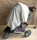 Receiving Blanket as Stroller Cover